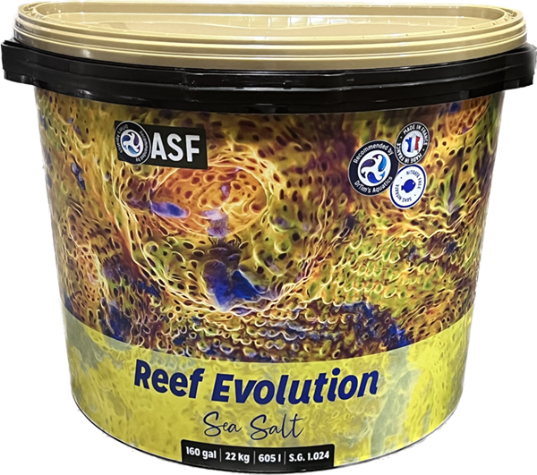 ASF Reef Evolution Sea Salt Bucket 160 gal Mix (22kg)