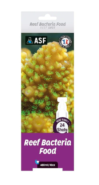ASF Reef Shots Reef Bacteria Food - 24 Shots