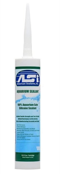 Aquarium Silicone Sealant 10.2 fl.oz BLACK