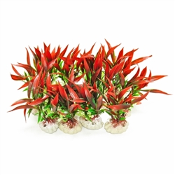 Aquatop Plant Pack 4" Red/Green 12 Pieces