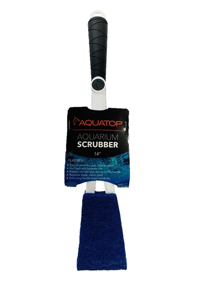 Aquatop 14" Glass Aquarium Scrubber Padded