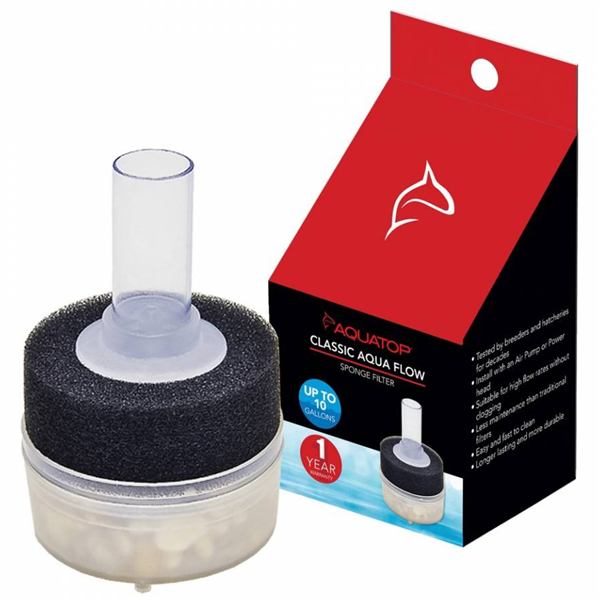 Aquatop Sponge Filter for up to 10 Gallons