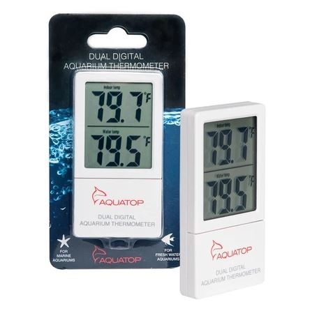 Aquatop External Digital Thermometer w/ Dual Temp Display