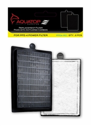 Aquatop PFE-4 Replacement Filter Inserts w/ Carbon