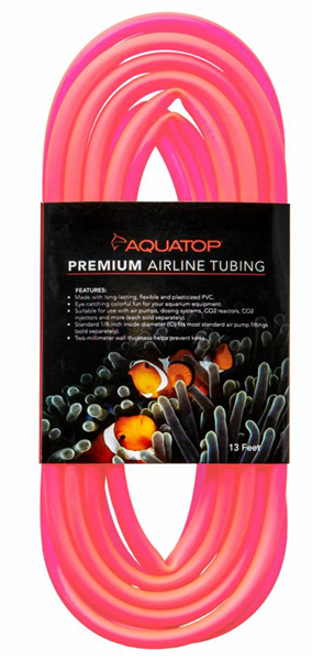 Aquatop Airline Tubing 13ft - Neon Red