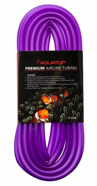 Aquatop Airline Tubing 13ft - Purple