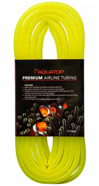 Aquatop Airline Tubing 13ft - Neon Yellow