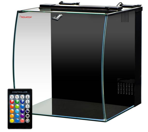 Aquatop Formosa Bow Front Aquarium Kit - 13 Gallon