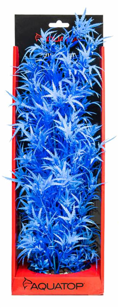 Aquatop Fluorescent Cannabis Plant Blue 16"