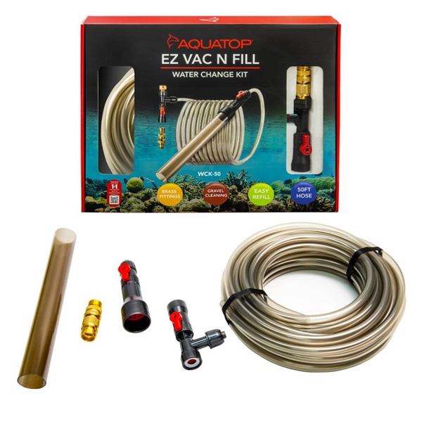 Aquatop EZ Vac N Fill Water Change Kit - 50ft