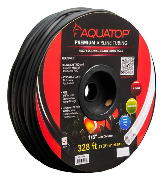 Aquatop Airline Tubing 100m (328ft) - Black