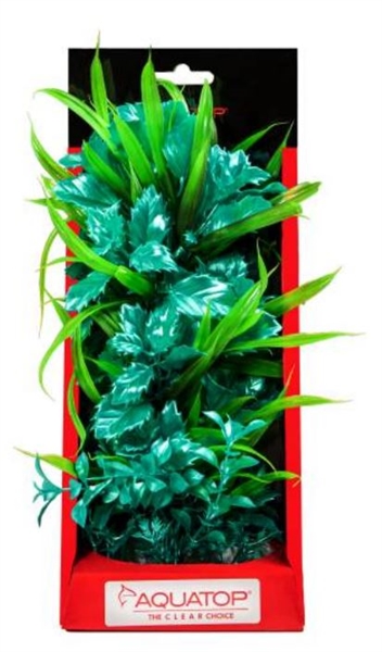 Aquatop Vibrant Passion Turquoise Plant 10"