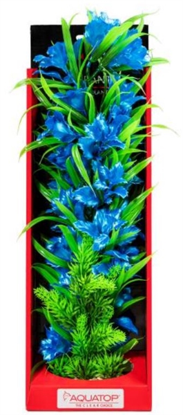 Aquatop Vibrant Passion Blue Plant 16"