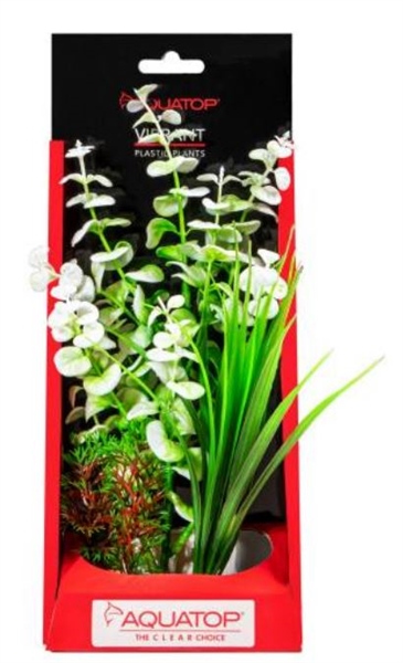 Aquatop Vibrant Wild White Plant 10"