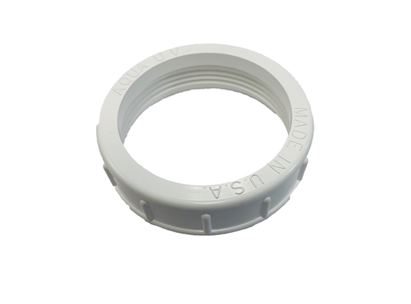AquaUltraviolet Union Ring, White, 2”