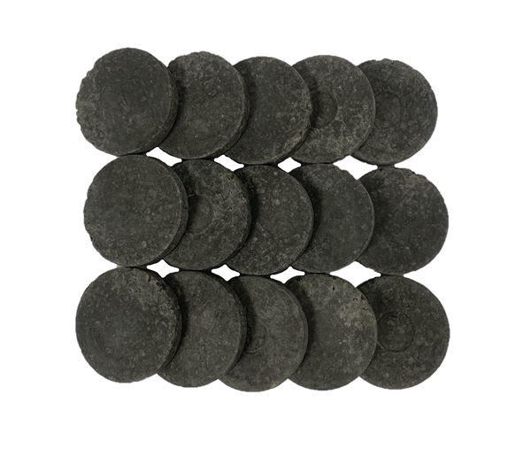 Boston Aqua Farms Ceramic Reef Discs - 15 Per Bag - BLACK