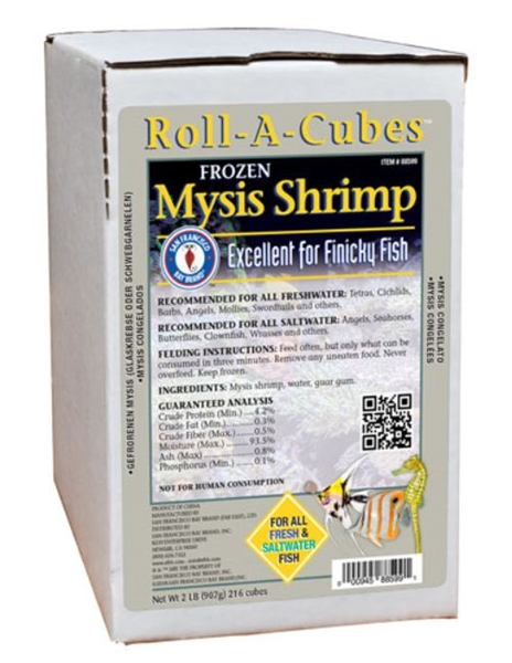 Bay Brand Mysis Shrimp Roll A Cube 2lb