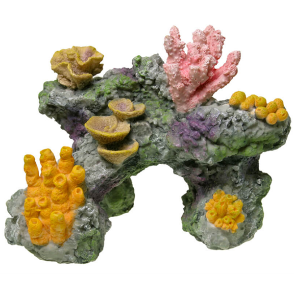 Blue Ribbon Exotic Ornaments - Coral Reef Rock - Medium