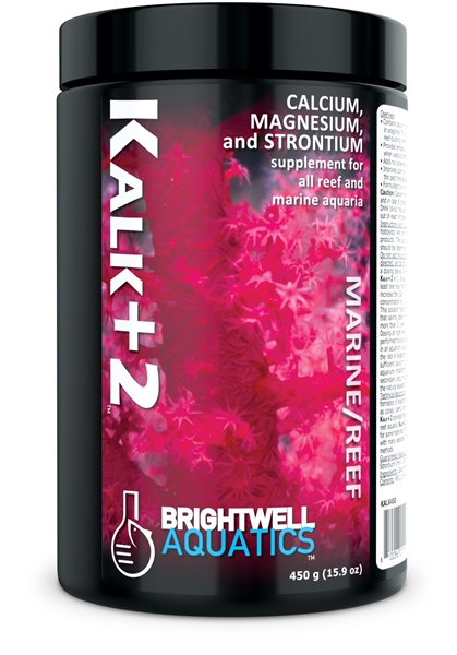Brightwell Kalk+2 - Kalkwasser Supplement w/ Calcium, Strontium, & Magnesium 450g