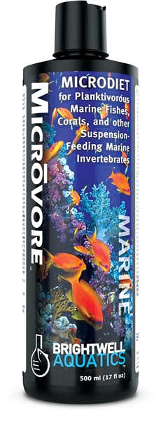 Brightwell Microvore - Micro Diet for all Planktivorous Fishes & Corals 250mL