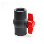 PVC Ball Valve 1/2" - TxT GRAY