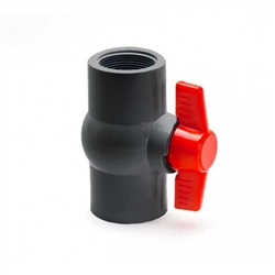 PVC Ball Valve 1/2" - TxT GRAY