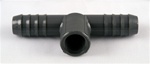 Insert Tee 1/2"FPT x 3/4"Hose x 3/4"Hose - GRAY