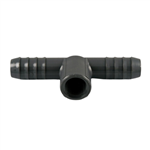 Insert Tee 1/2"FPT x 3/4"Hose x 3/4"Hose - GRAY
