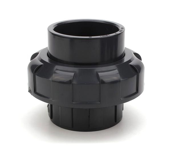 PVC Union 1" Sched 80 - TxT GRAY
