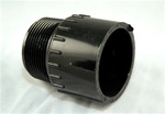 PVC Male Adapter 1.5" - SxT BLACK