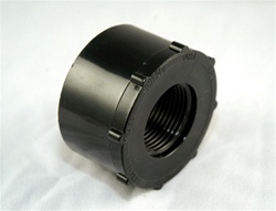 PVC Reducer Bushing 2" x 1" - SxT BLACK