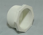 PVC Reducer Bushing 2" x 1.5" - TxT WHITE