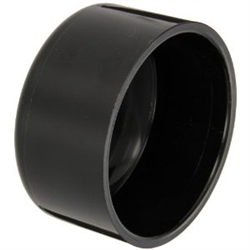 PVC Cap Slip 3/4" Black