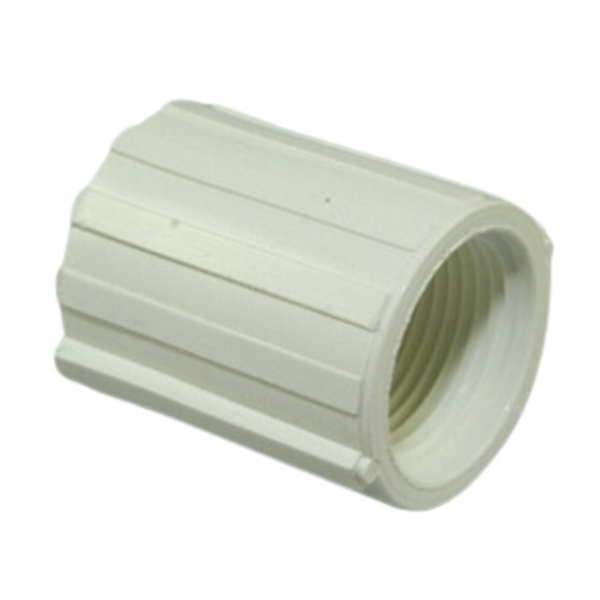 PVC Reducer Coupling 1" x 3/4 inch - TxT WHITE