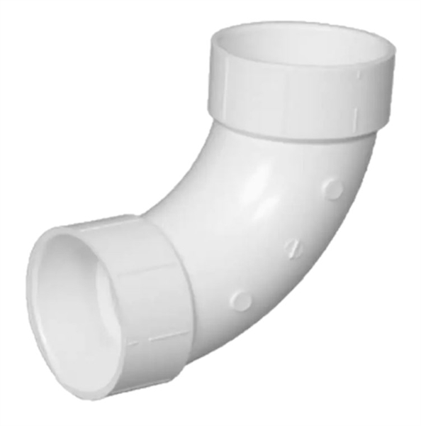 PVC Sweep Elbow 1 1/2" SLIP X SLIP