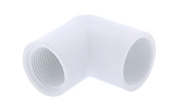 PVC Elbow 3/4" - SxT White