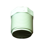 PVC Threaded Plug 1"  Male Thread