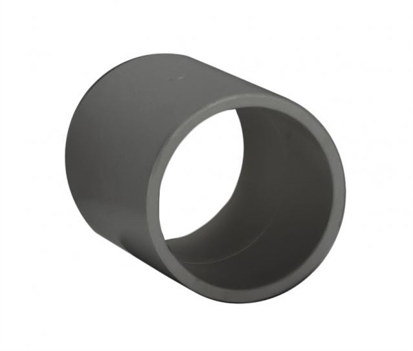 PVC Coupling Sched 80 - 3/4" SxS GRAY