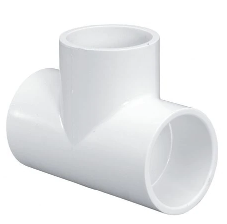 PVC Tee 3/4" - SxSxS WHITE