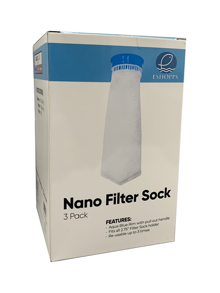 Eshopps Nano Filter Sock 2.75" 300 Micron (3 Pack)