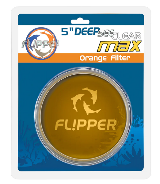 Flipper DeepSee Clear Orange Lens FIlter for 5" Max
