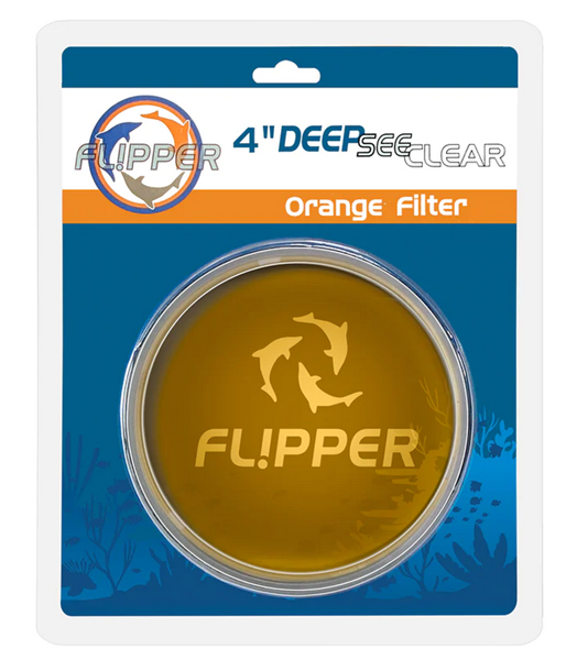 Flipper DeepSee Clear Orange Lens Filter for 4" Standard
