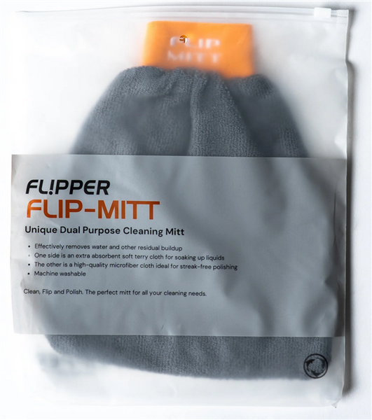 Flipper 2-IN-1 Microfiber Cleaning Mitt - 1pk
