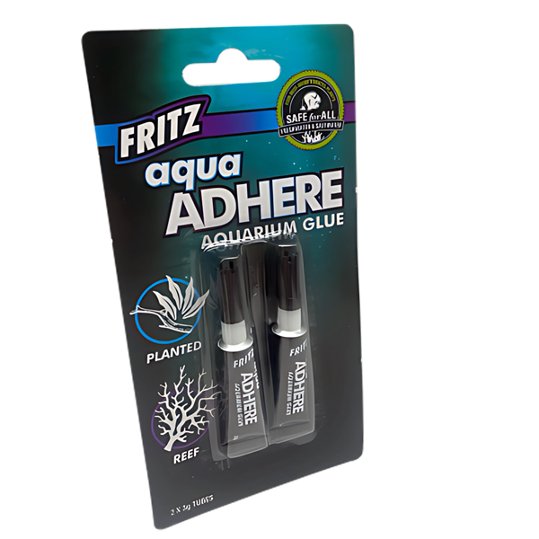 Fritz aqua Adhere Aquarium Glue - 2 x 3g Tubes