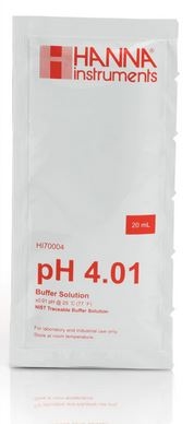 Hanna pH 4.01 Calibration Buffer Sachets (1 x 20 mL) - HI70004