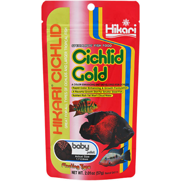 Hikari Cichlid Gold Baby Pellet 2oz