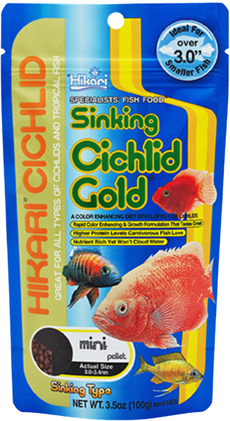 Hikari Sinking Cichlid Gold Mini Pellet 3.5 oz