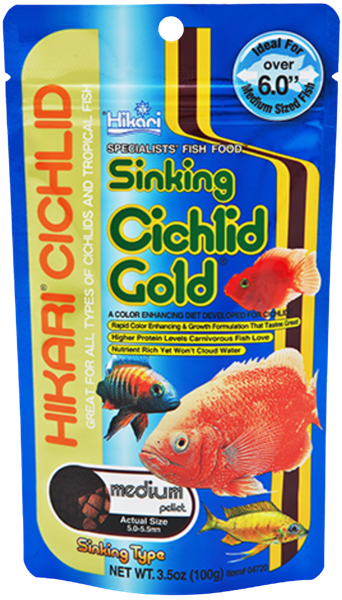 Hikari Sinking Cichlid Gold Medium Pellet 3.5 oz