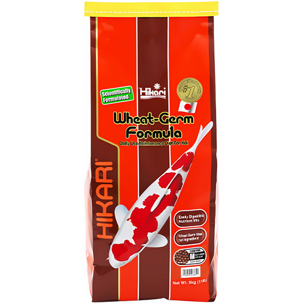 Hikari Wheat-Germ Formula KOI Floating Pellet Medium 11 lbs