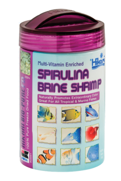Hikari Freeze Dried Spirulina Brine Shrimp Cube .42 oz